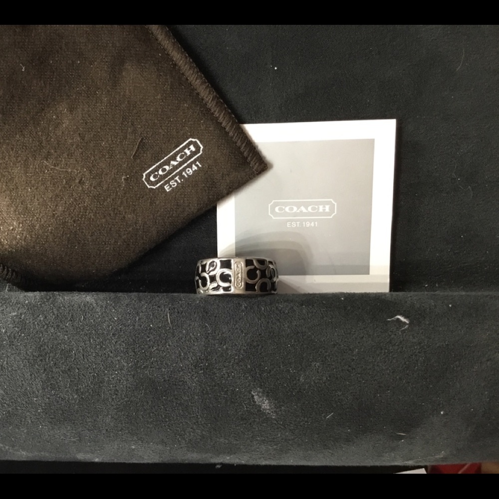 Coach enamel ring